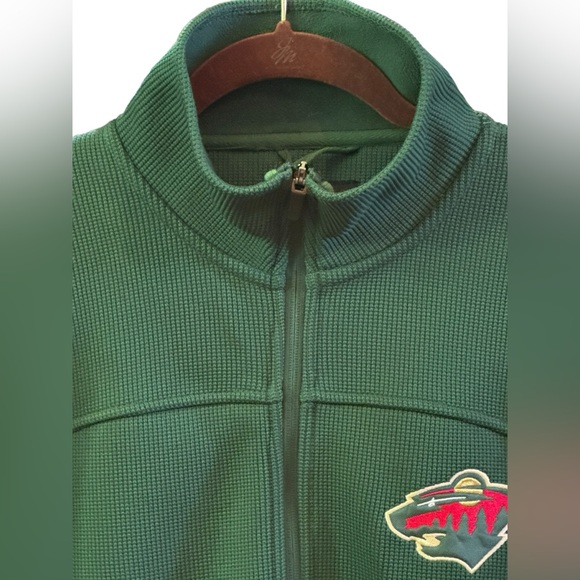 Minnesota Wild Zip Front Jacket M EUC - Picture 3 of 12